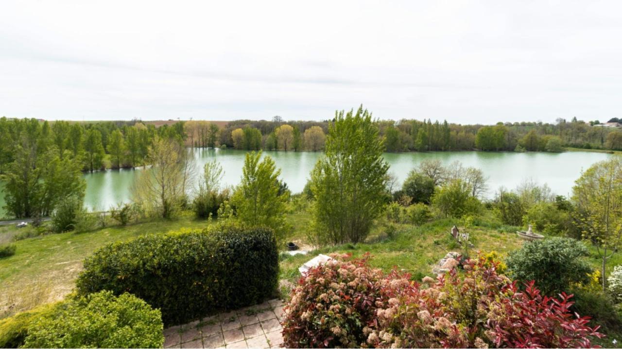 La Decouverte, Jacuzzi, Sauna, Et Terrasse Avec Vue Sur Lac A La Campagne Entre Toulouse Et Auch Catonvielle Zewnętrze zdjęcie